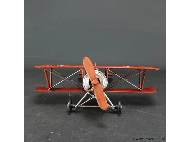 Blikken vliegtuig de red baron - afbeelding 3 van  5