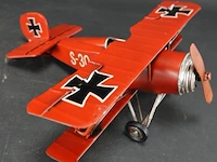 Blikken vliegtuig de red baron - afbeelding 4 van  5
