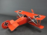 Blikken vliegtuig de rode baron - afbeelding 3 van  5