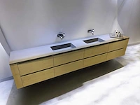 Bliss cargo 300x2x45 cm quartz grijs xxl wastafelblad - afbeelding 1 van  8