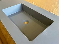 Bliss cargo 300x2x45 cm quartz grijs xxl wastafelblad - afbeelding 4 van  8