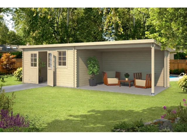 Blokhut outdoor life, aida, 760x275 cm - afbeelding 1 van  5