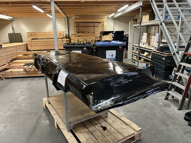 Blokhut profiel, zwart gespoten - afbeelding 5 van  6