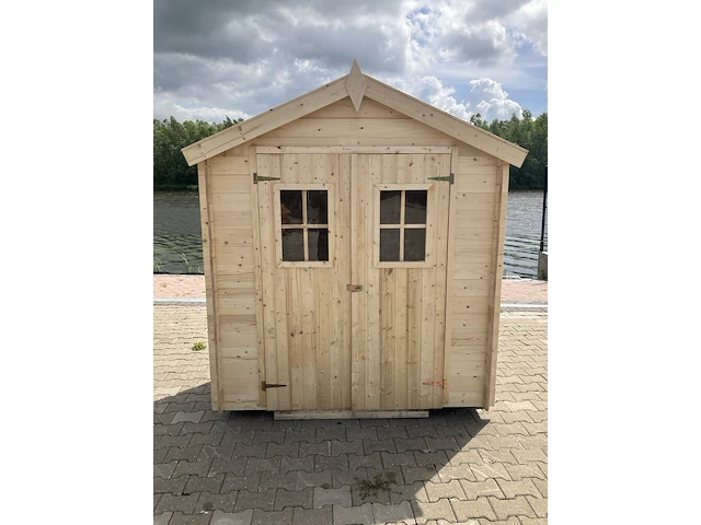 Blokhut/tuinhuis bouwpakket - afbeelding 1 van  6