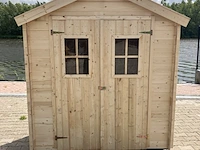 Blokhut/tuinhuis bouwpakket - afbeelding 1 van  6