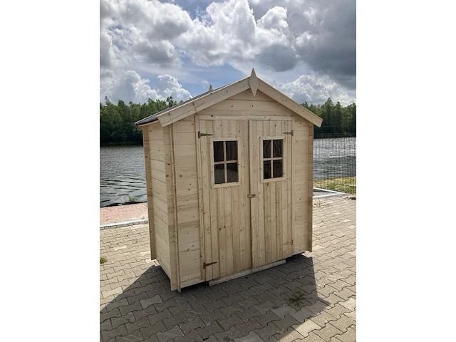 Blokhut/tuinhuis bouwpakket - afbeelding 3 van  6