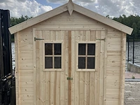 Blokhut/tuinhuis bouwpakket - afbeelding 1 van  6