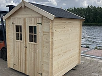 Blokhut/tuinhuis bouwpakket - afbeelding 2 van  6