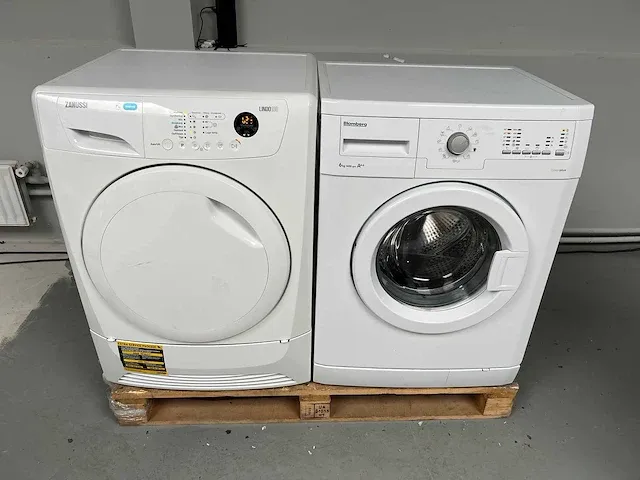 Blomberg - wasmachine + zanussi droger - afbeelding 1 van  13