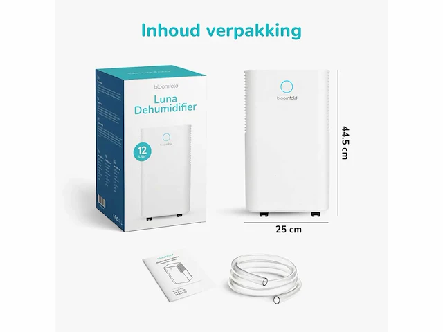 Bloomfold luna 12l luchtontvochtiger - afbeelding 2 van  6