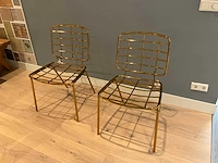 Bloomingville mesh eetkamerstoel (2x) - afbeelding 1 van  2