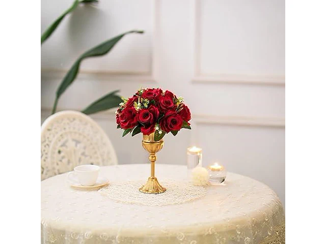 Blosmon bloem centerpieces voor tafels bruiloft 10 stks - afbeelding 2 van  4