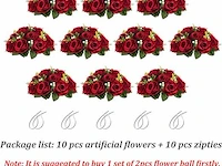 Blosmon bloem centerpieces voor tafels bruiloft 10 stks - afbeelding 4 van  4