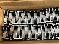 Blubase - aluminium eindklem zwart tbv montage zonnepaneel (200x) - afbeelding 2 van  4