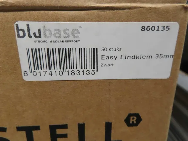 Blubase - eindklem easy 35mm zwart (90x) - afbeelding 2 van  2