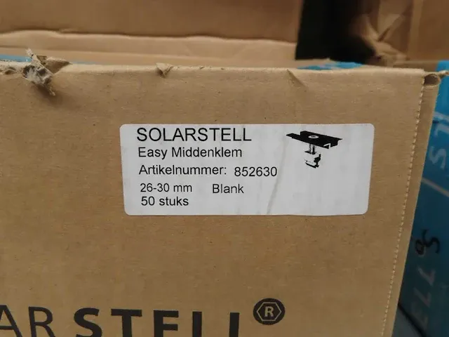 Blubase / solarstell - middenklem easy 26-30mm blank (140x) - afbeelding 2 van  2