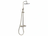 Blue label opbouw douche geborsteld goud - afbeelding 1 van  5