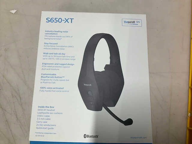 Blue parrot s650-xt draadloze headset - afbeelding 2 van  2