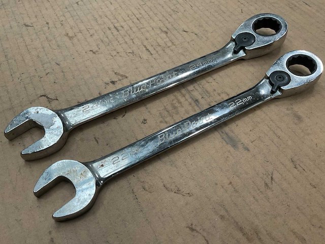 Blue-point verschillende steekratelsleutels (2x) - afbeelding 1 van  2