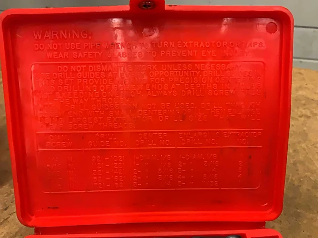 Bluepoint snap-on /ridgid 1020 / nr 10 extractorsets - afbeelding 4 van  8