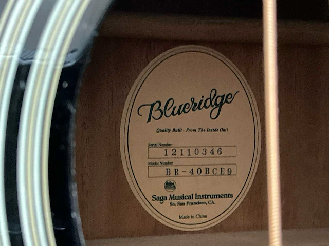 Blueridge br-40bce9 gitaar - afbeelding 9 van  9