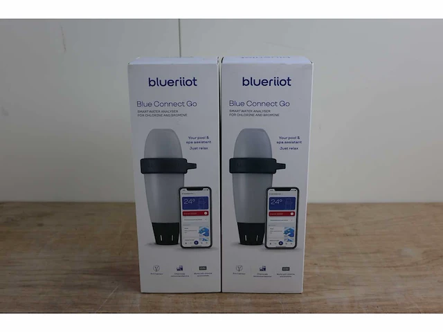 Blueriiot astral blue connect go - watertester zwembad onderhoud (2x) - afbeelding 1 van  5
