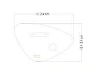 Bluetooth led spiegel 100x64 of 120x69cm of 140x70 keuze - afbeelding 6 van  16