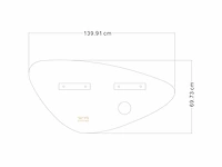 Bluetooth led spiegel 100x64 of 120x69cm of 140x70 keuze - afbeelding 7 van  16