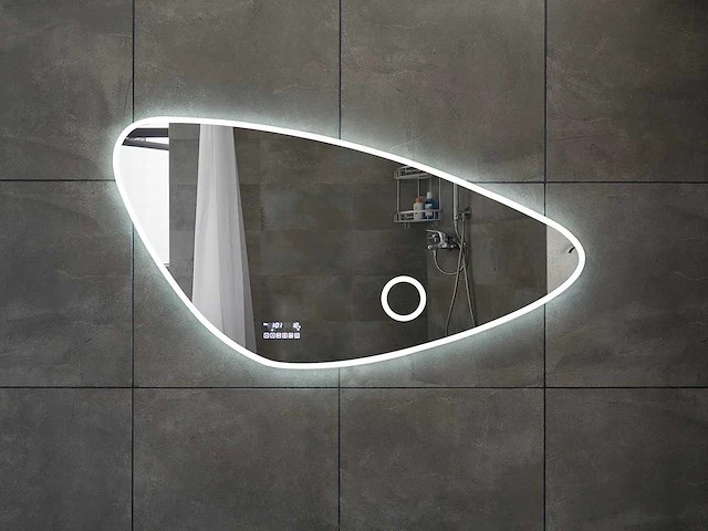 Bluetooth led spiegel 100x64 of 120x69cm of 140x70 keuze - afbeelding 9 van  16
