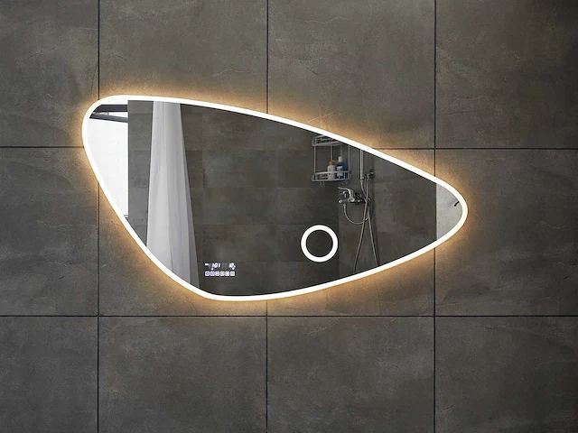 Bluetooth led spiegel 100x64 of 120x69cm of 140x70 keuze - afbeelding 10 van  16