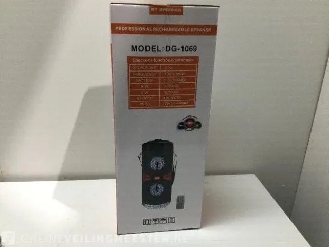 Bluetooth speaker sound better, dg-1070, zwart - afbeelding 3 van  4