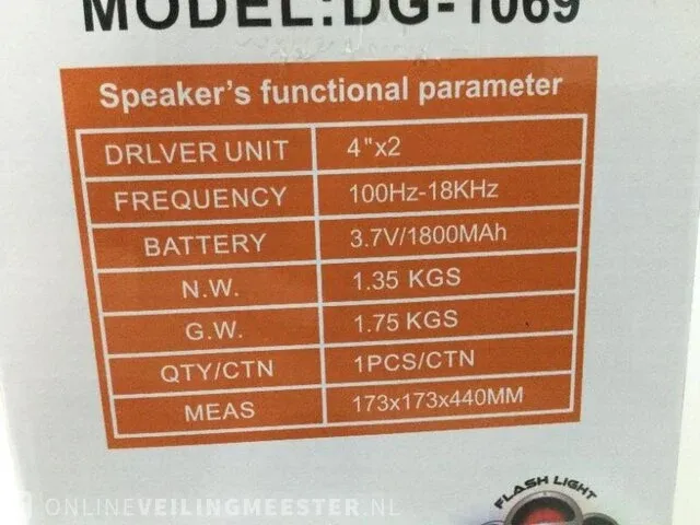 Bluetooth speaker sound better, dg-1070, zwart - afbeelding 4 van  4