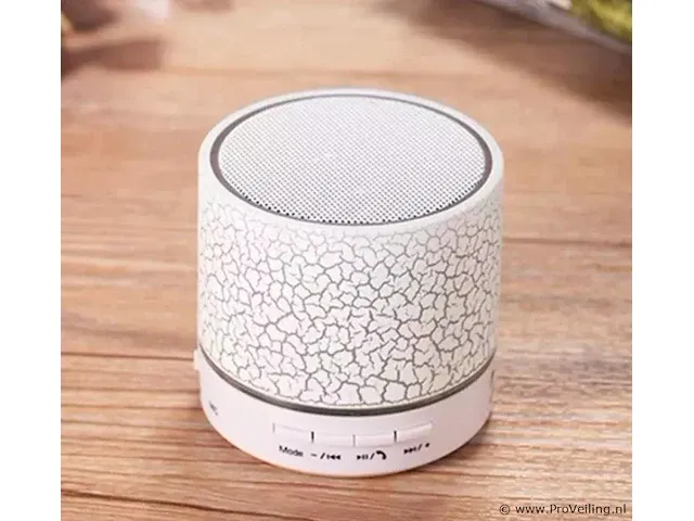 Bluetooth speaker wit - afbeelding 1 van  3