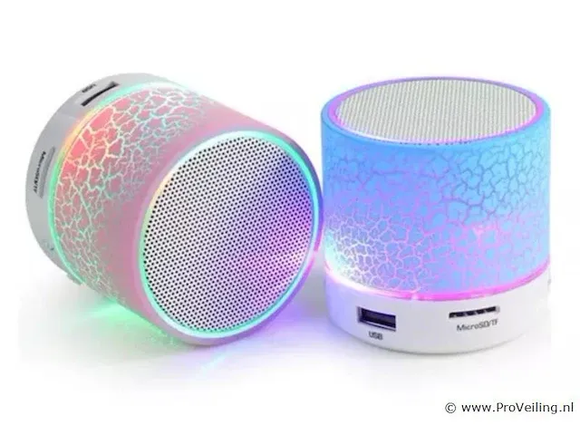 Bluetooth speaker wit - afbeelding 2 van  3