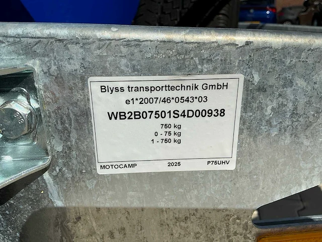 Blyss - 2025 - motocamp - motoraanhangwagen - aanhangwagen - afbeelding 16 van  23