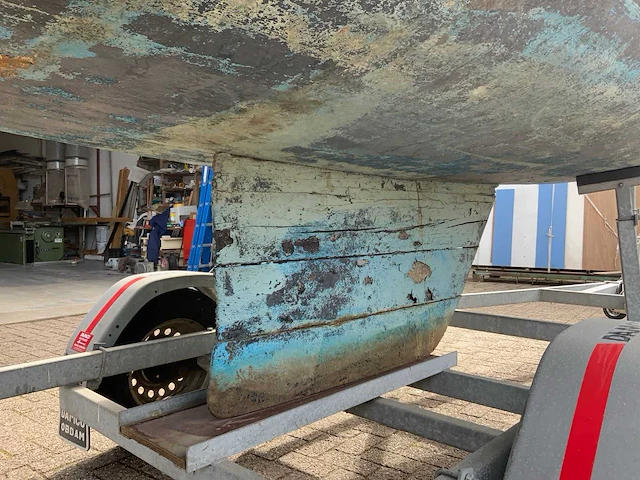Bm 16m2 klassieke zeilboot incl damco 750kg trailer - afbeelding 16 van  37