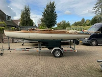 Bm 16m2 klassieke zeilboot incl damco 750kg trailer - afbeelding 33 van  37