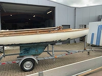 Bm 16m2 klassieke zeilboot incl damco 750kg trailer - afbeelding 10 van  37