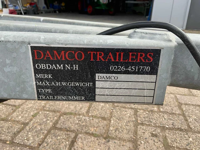 Bm 16m2 klassieke zeilboot incl damco 750kg trailer - afbeelding 14 van  37