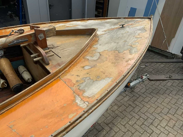 Bm 16m2 klassieke zeilboot incl damco 750kg trailer - afbeelding 33 van  37