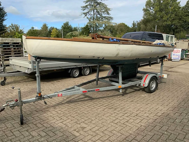 Bm 16m2 klassieke zeilboot incl damco 750kg trailer - afbeelding 3 van  37