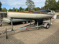 Bm 16m2 klassieke zeilboot incl damco 750kg trailer - afbeelding 3 van  37