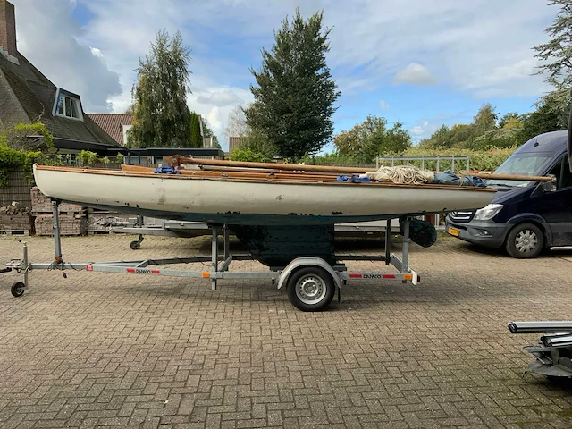 Bm 16m2 klassieke zeilboot incl damco 750kg trailer - afbeelding 4 van  37