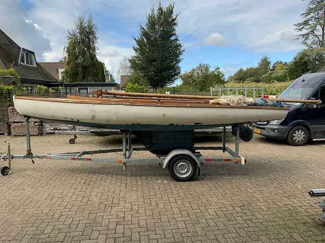 Bm 16m2 klassieke zeilboot incl damco 750kg trailer - afbeelding 5 van  37
