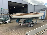 Bm 16m2 klassieke zeilboot incl damco 750kg trailer - afbeelding 8 van  37
