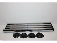 Bmb-fittingen tafelpootset 60mm h.870mm - afbeelding 2 van  3