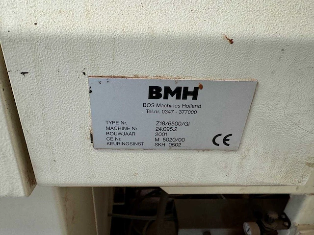 Bmh - 2001 - productielijn - afbeelding 19 van  20