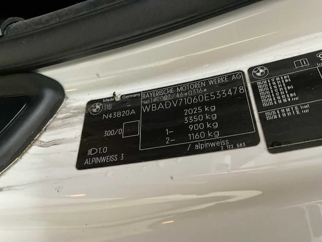 Bmw -3-serie - cabrio - 318i - personenauto - 2011 - afbeelding 19 van  28