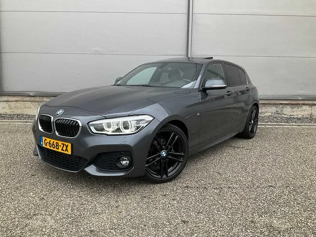 Bmw 1-serie 118i automaat 2020 m-pakket leer led navi pdc 18" inch, g-668-zx - afbeelding 1 van  34