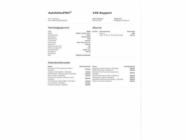 Bmw 3-serie 318i, 2005, 51-rv-tk - afbeelding 25 van  25